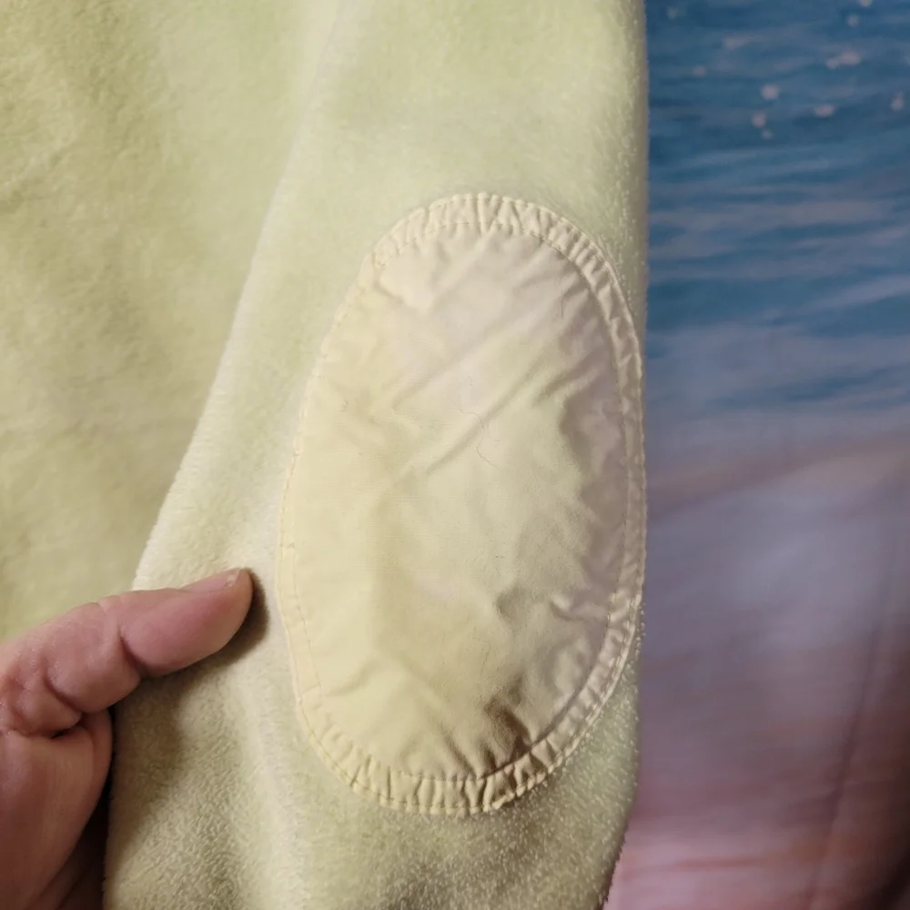 COLUMBIA WOMEN'S YELLOW FLEECE INTERCHANGE LINER JACKET FULL ZIP SIZE‎ MEDIUM